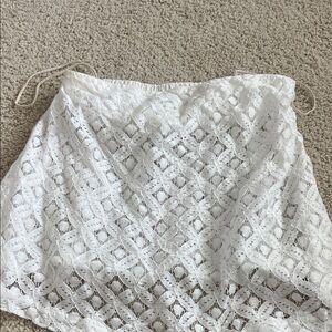 Free people lace strapless top